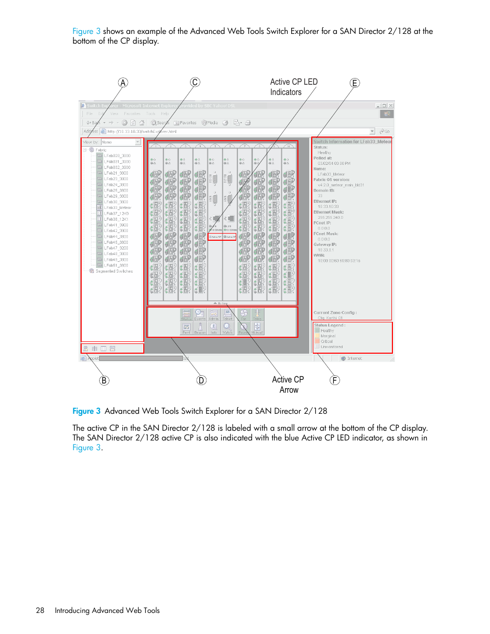 Figure 3 | HP Brocade 4Gb SAN Switch for HP BladeSystem c-Class User Manual | Page 28 / 160