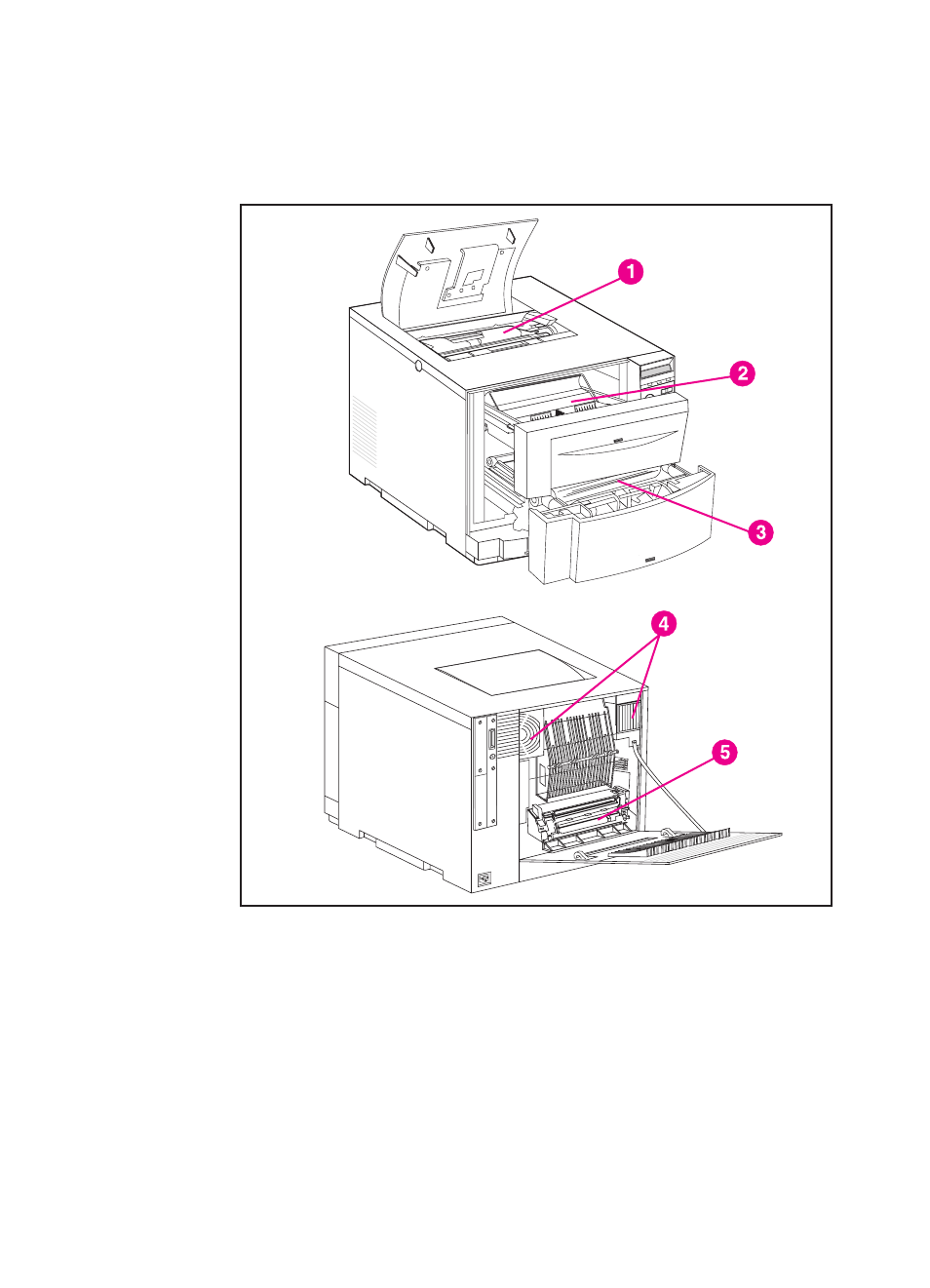 Locating consumables | HP Color LaserJet 4500 Printer series User Manual | Page 115 / 220