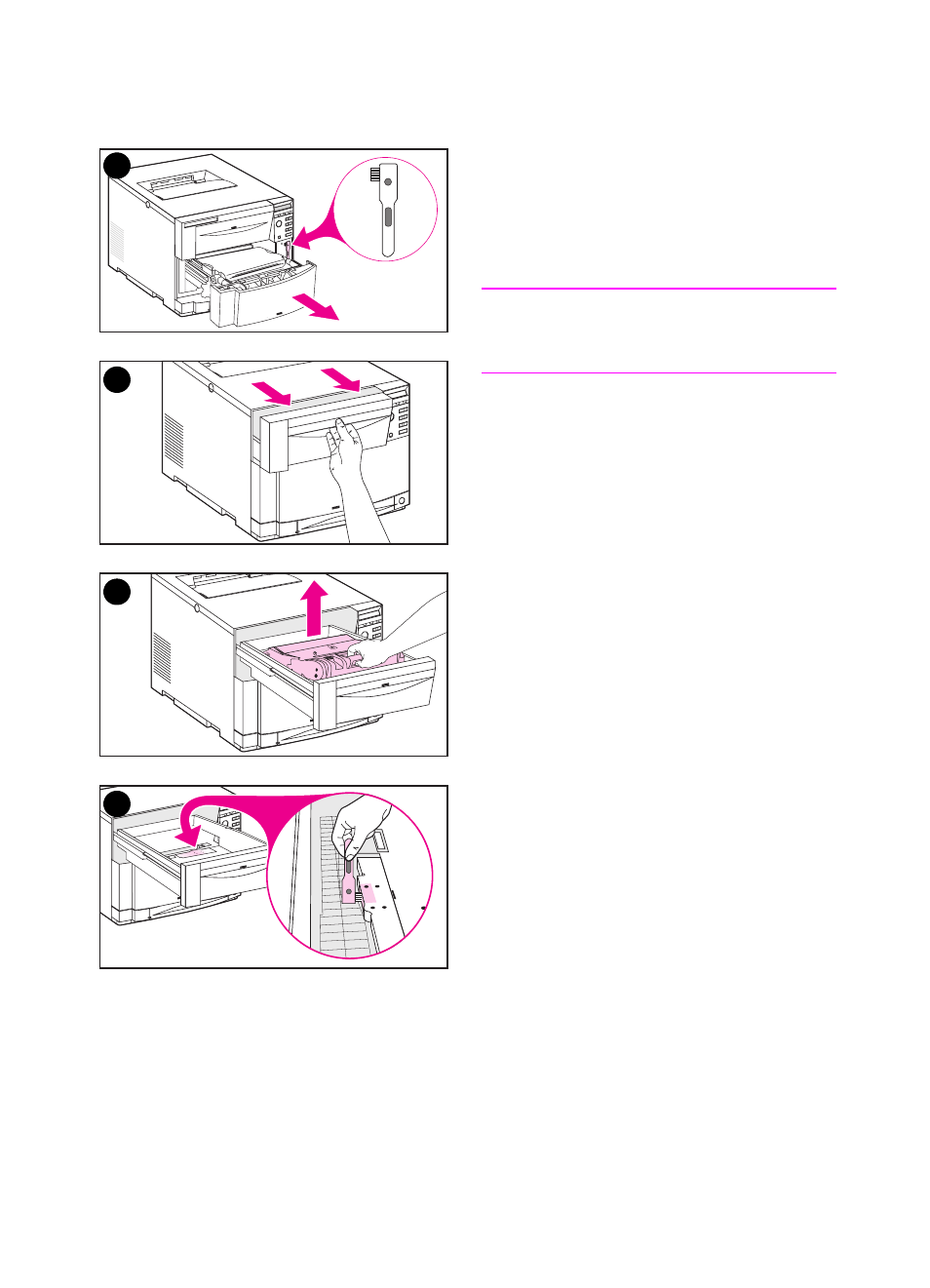 Cleaning the toner density sensor | HP Color LaserJet 4500 Printer series User Manual | Page 117 / 220