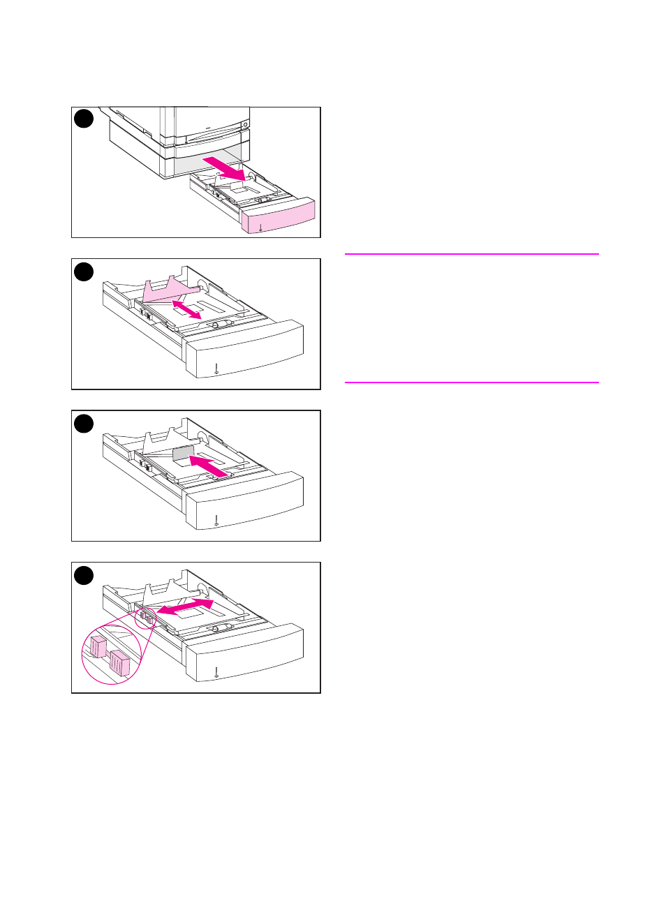 Loading media into tray 3 | HP Color LaserJet 4500 Printer series User Manual | Page 67 / 220