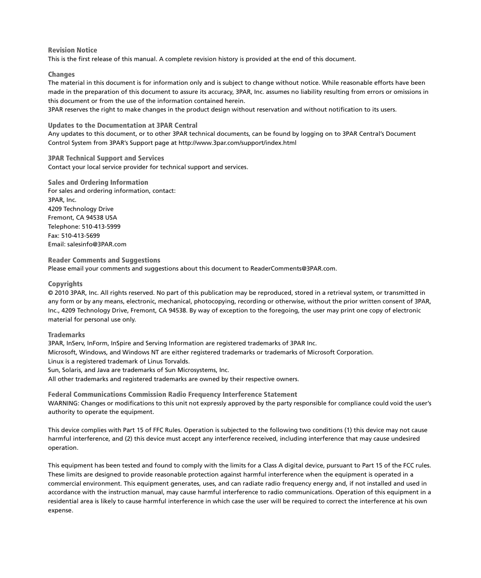 HP 3PAR Policy Manager Software User Manual | Page 2 / 46