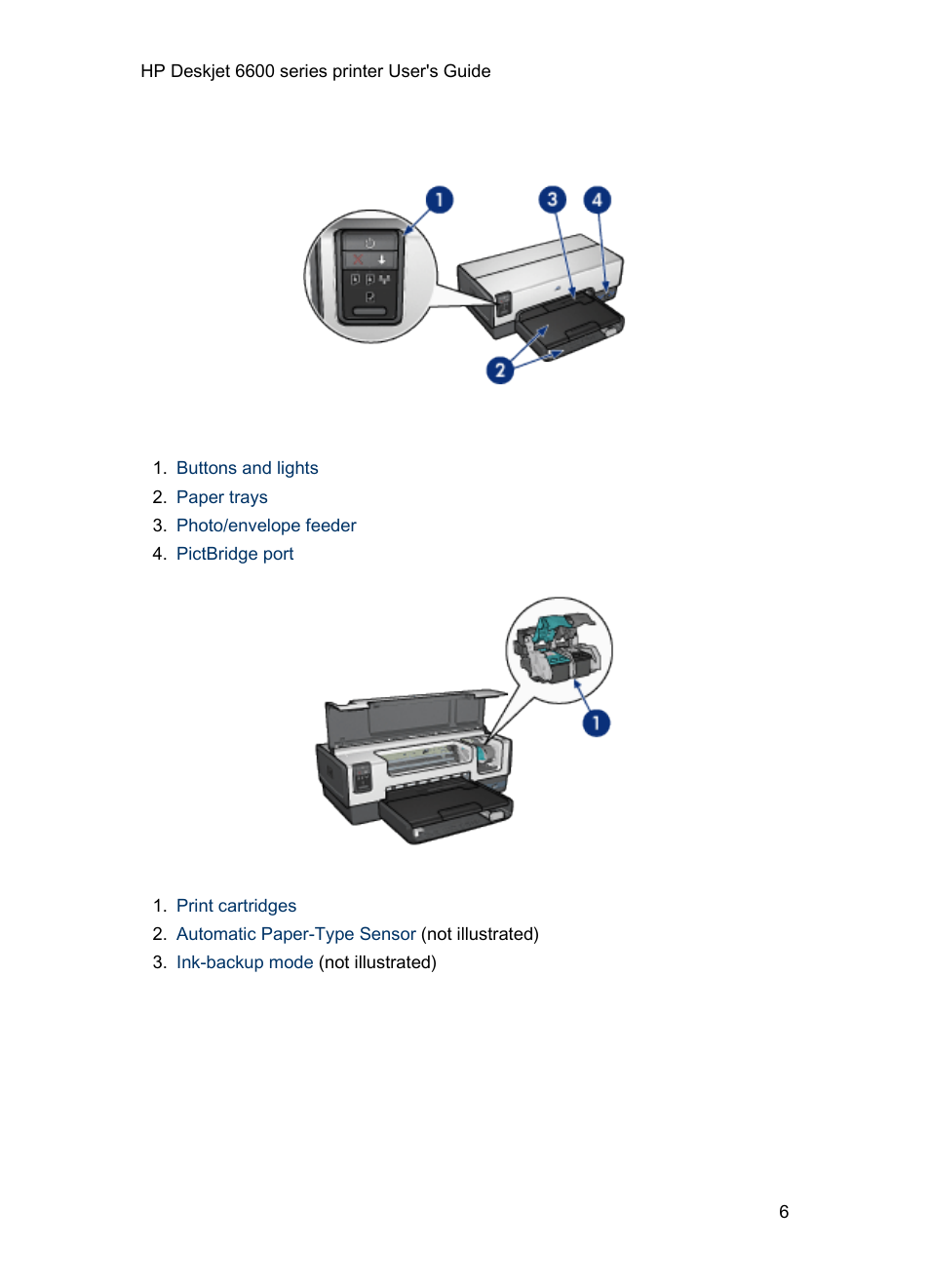HP Deskjet 6620 Color Inkjet Printer User Manual | Page 6 / 157