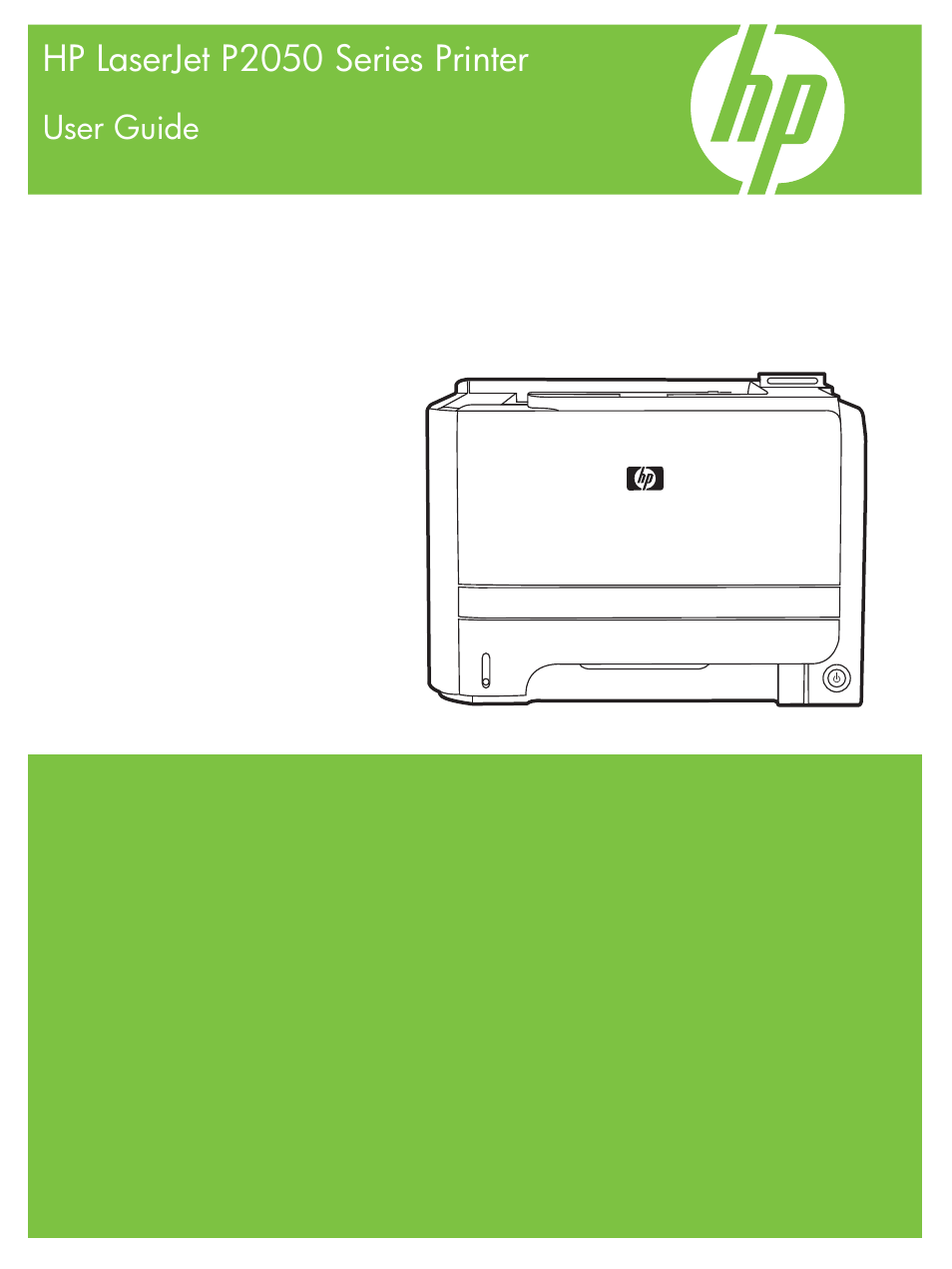 HP LaserJet P2055dn User Manual | 176 pages