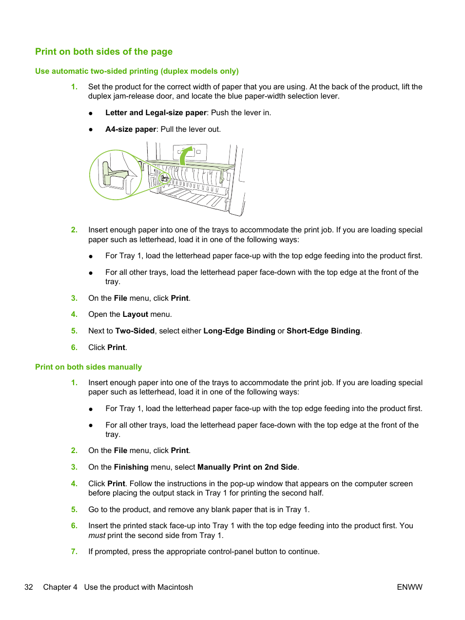 HP LaserJet P2055dn User Manual | Page 44 / 176