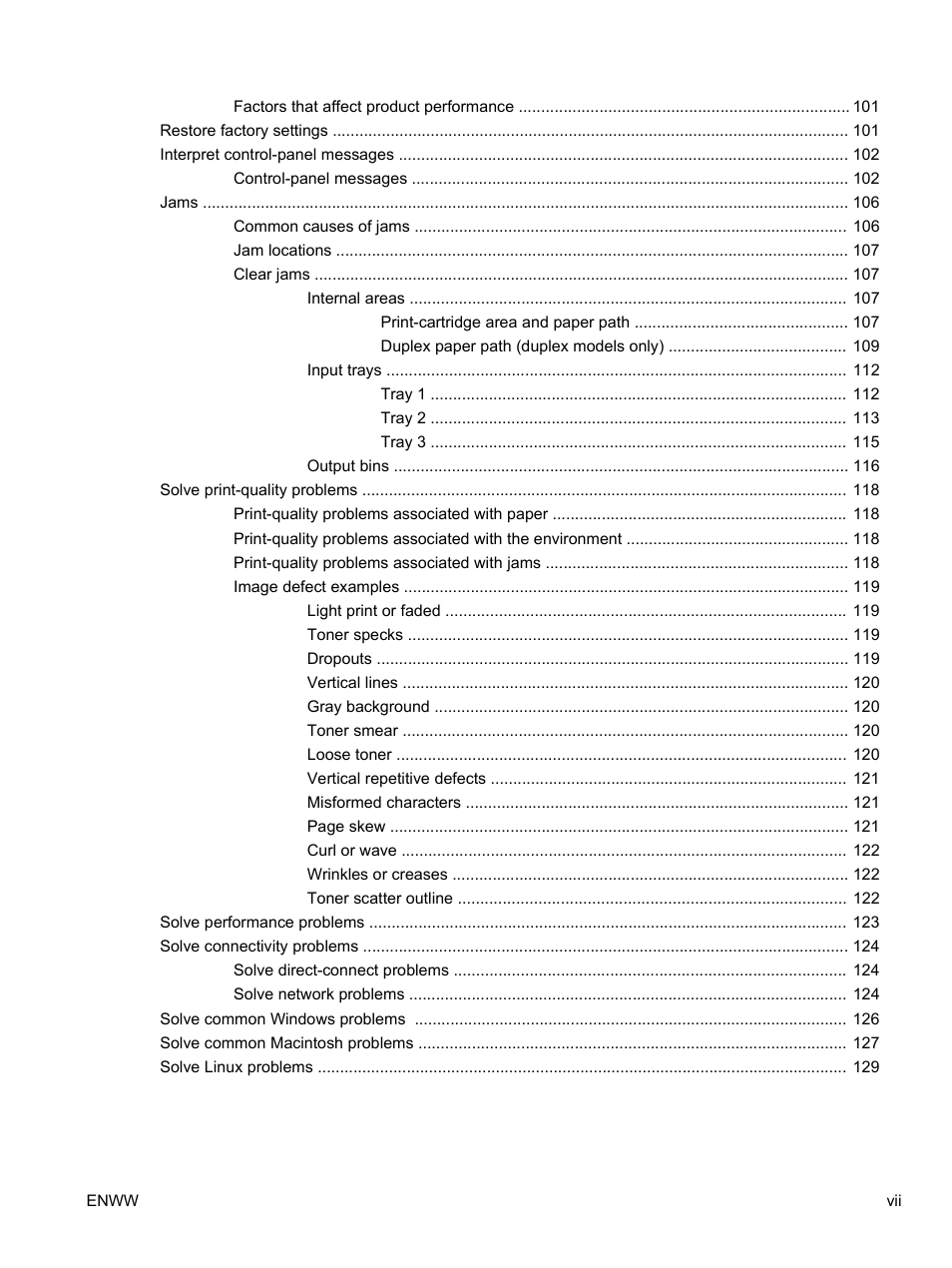 HP LaserJet P2055dn User Manual | Page 9 / 176