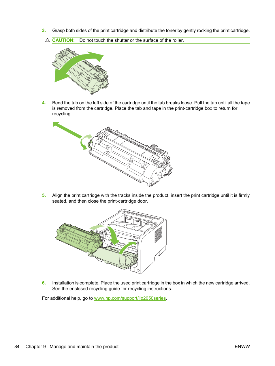 HP LaserJet P2055dn User Manual | Page 96 / 176