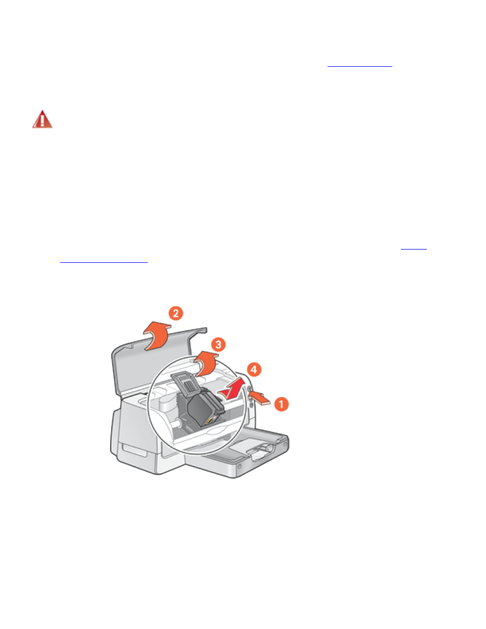 Replacing print cartridges, For installation instructions, see | HP Deskjet 6127 Color Inkjet Printer User Manual | Page 103 / 190