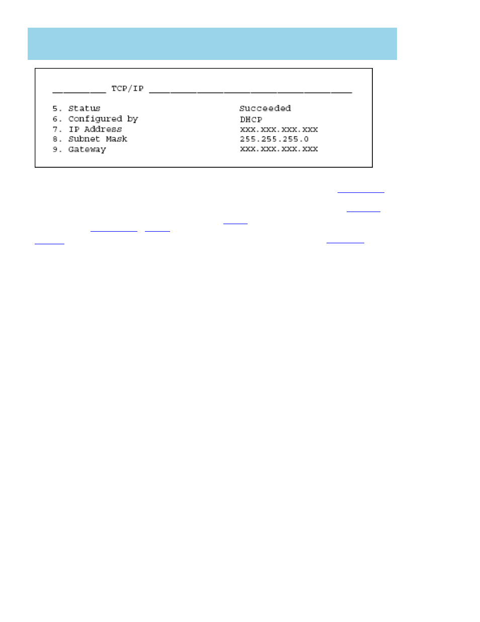Network statistics | HP Deskjet 6127 Color Inkjet Printer User Manual | Page 164 / 190