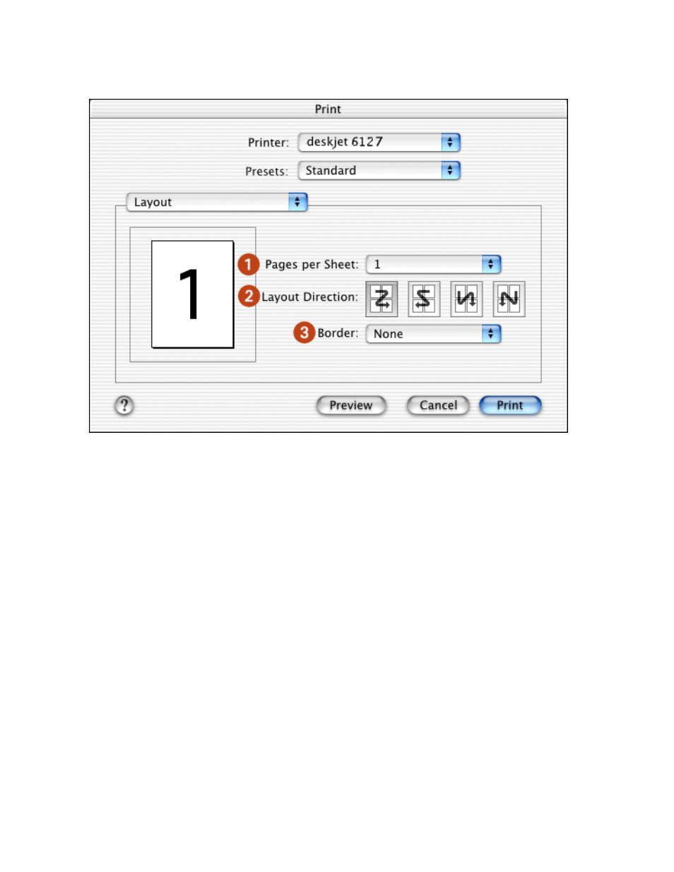 Output options | HP Deskjet 6127 Color Inkjet Printer User Manual | Page 46 / 190