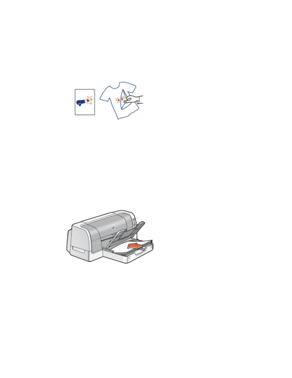 Iron-on transfers, Iron-on, Transfers | Printing guidelines, Preparing to print | HP Deskjet 6127 Color Inkjet Printer User Manual | Page 99 / 190
