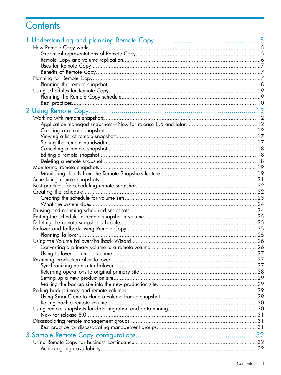 HP LeftHand P4000 Virtual SAN Appliance Software User Manual | Page 3 / 57