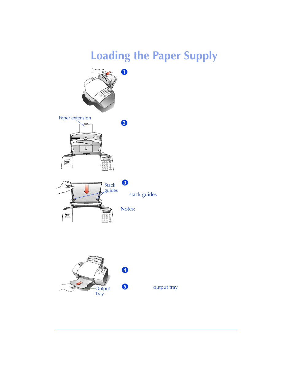 Loading the paper supply | HP Officejet 600 All-in-One Printer User Manual | Page 36 / 140