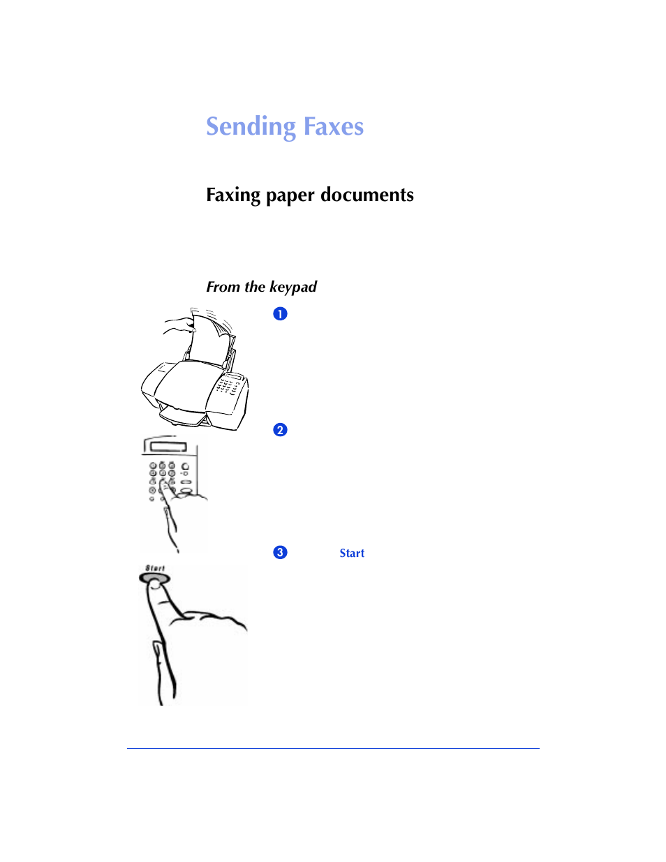 Sending faxes, Faxing paper documents | HP Officejet 600 All-in-One Printer User Manual | Page 38 / 140