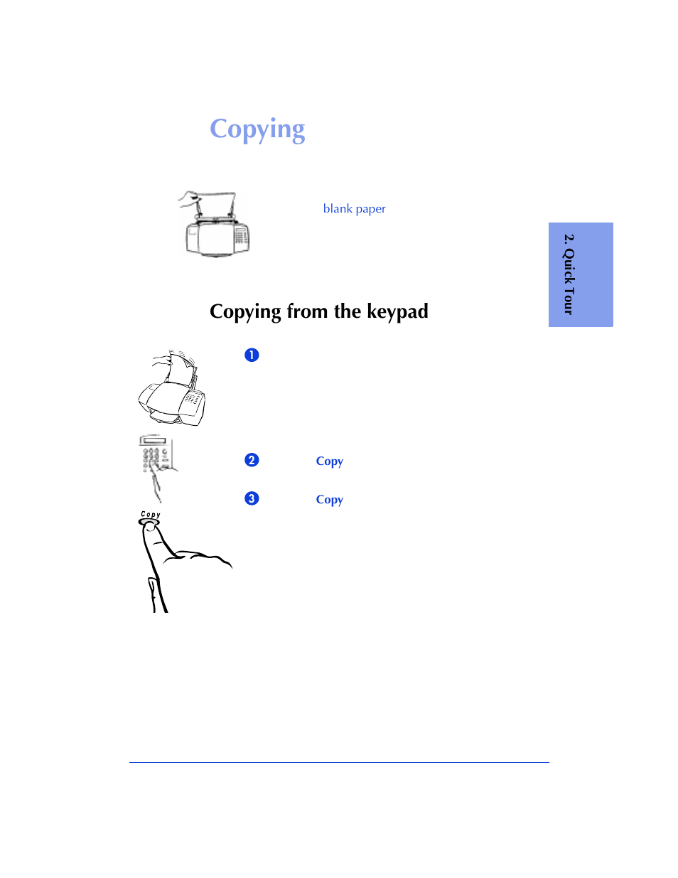 Copying, Copying from the keypad | HP Officejet 600 All-in-One Printer User Manual | Page 41 / 140