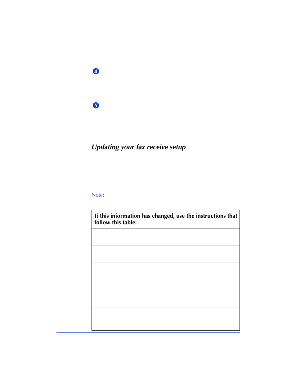 Updating your fax receive setup | HP Officejet 600 All-in-One Printer User Manual | Page 68 / 140