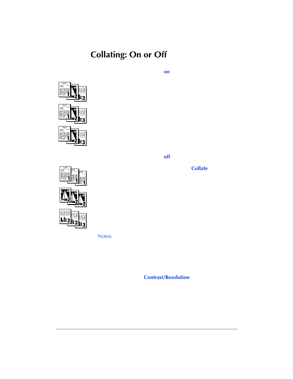 Collating: on or off | HP Officejet 600 All-in-One Printer User Manual | Page 80 / 140
