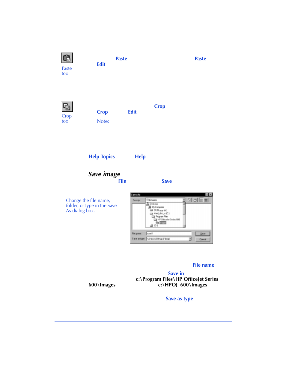 Save image | HP Officejet 600 All-in-One Printer User Manual | Page 86 / 140