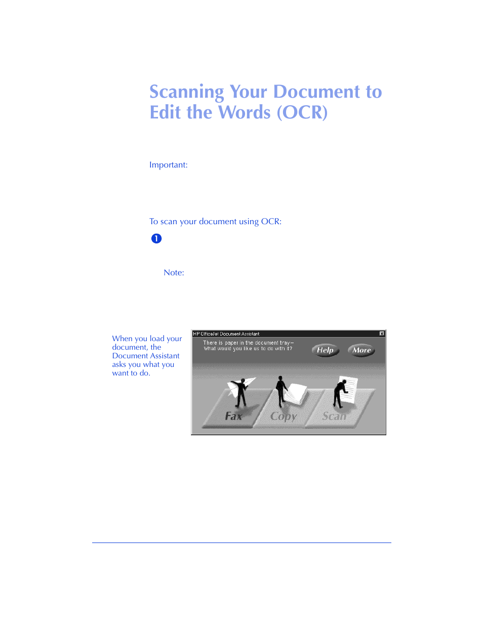 Scanning your document to edit the words (ocr) | HP Officejet 600 All-in-One Printer User Manual | Page 88 / 140