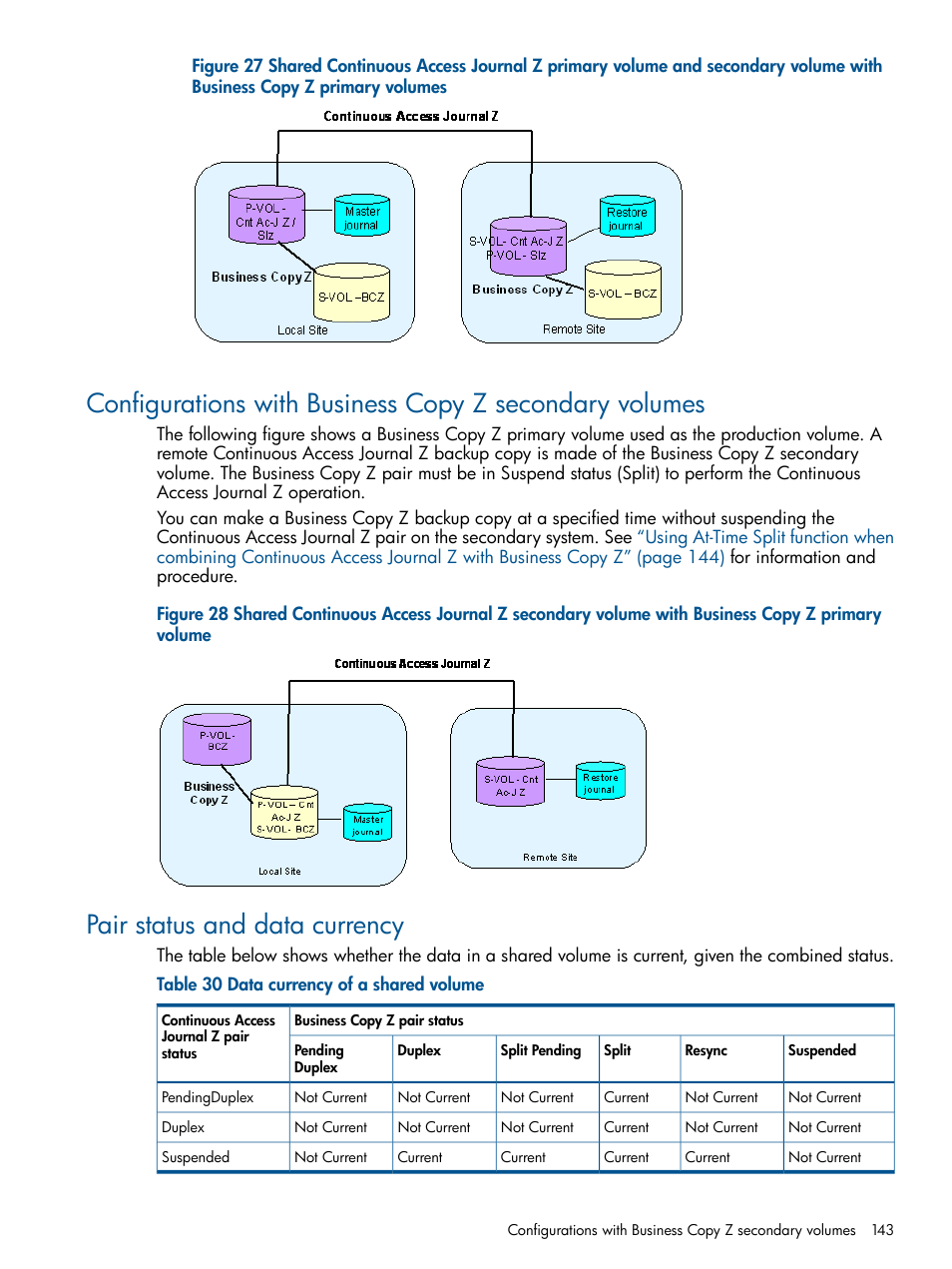 Pair status and data currency | HP XP P9500 Storage User Manual | Page 143 / 193