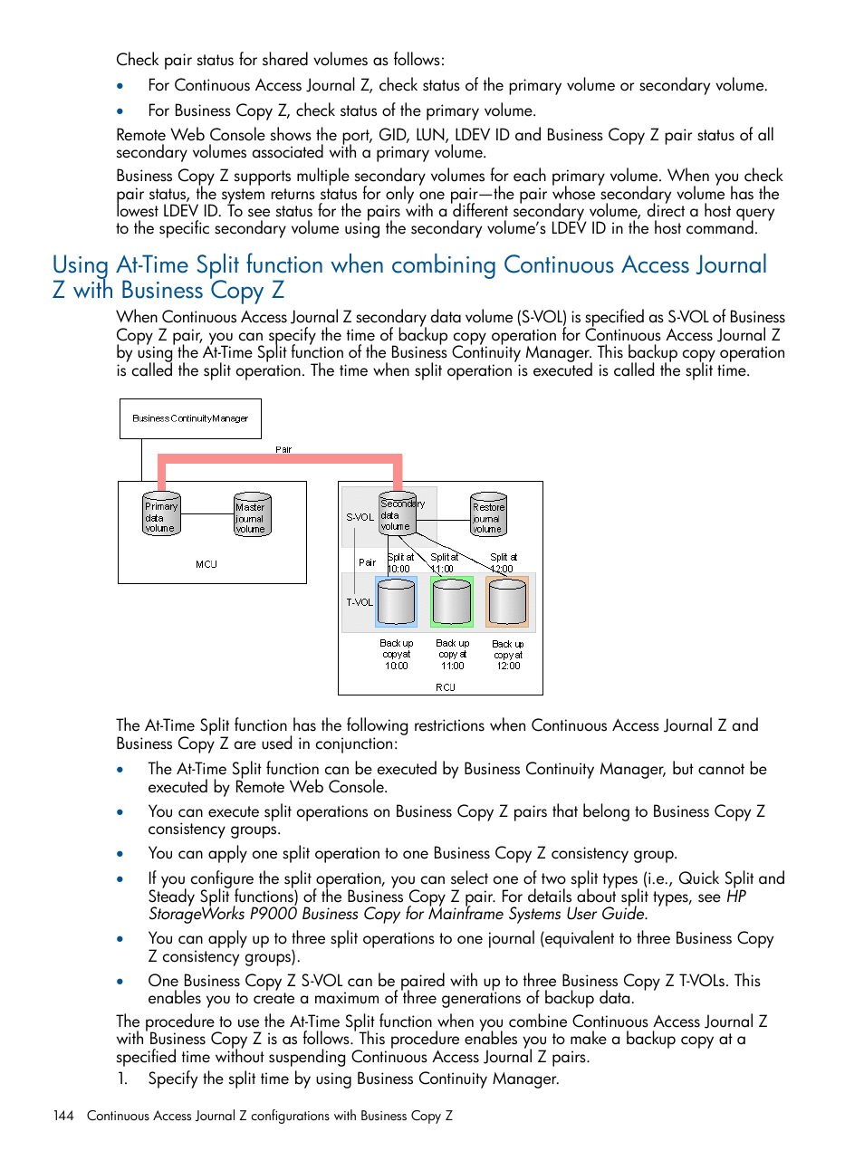 HP XP P9500 Storage User Manual | Page 144 / 193