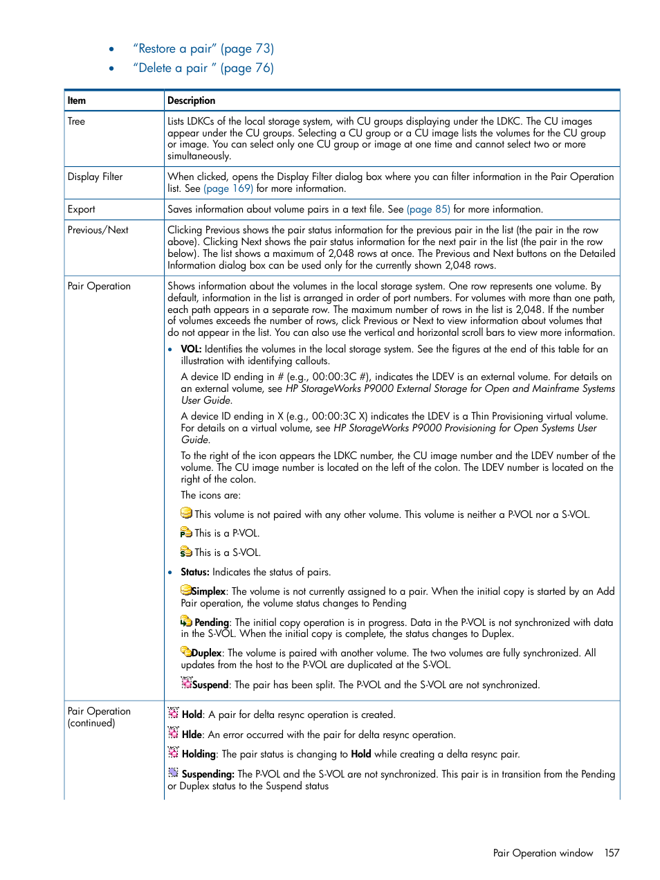 HP XP P9500 Storage User Manual | Page 157 / 193