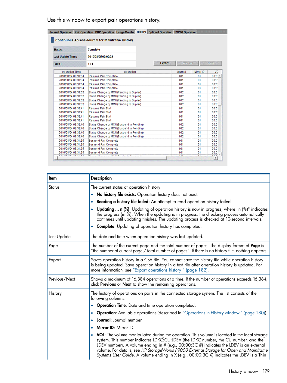 HP XP P9500 Storage User Manual | Page 179 / 193