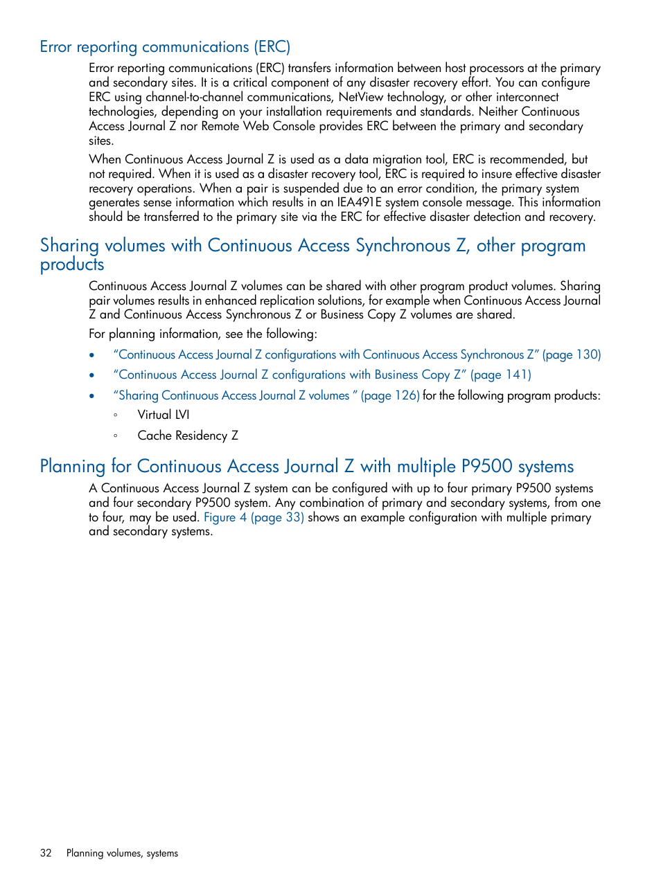 Error reporting communications (erc) | HP XP P9500 Storage User Manual | Page 32 / 193