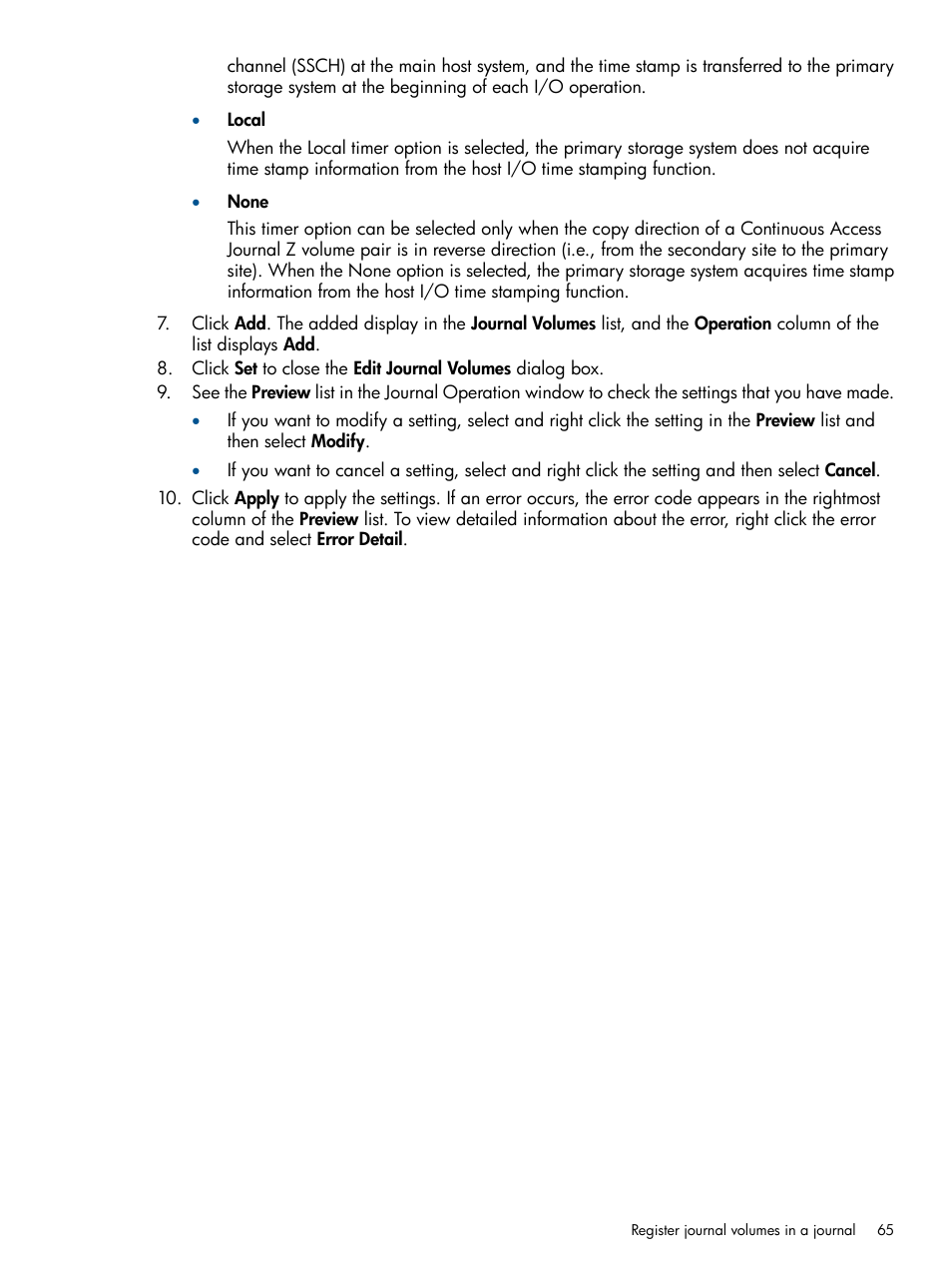 HP XP P9500 Storage User Manual | Page 65 / 193