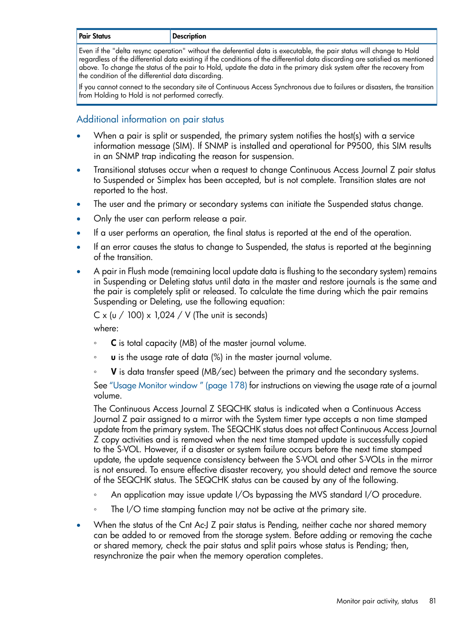 HP XP P9500 Storage User Manual | Page 81 / 193