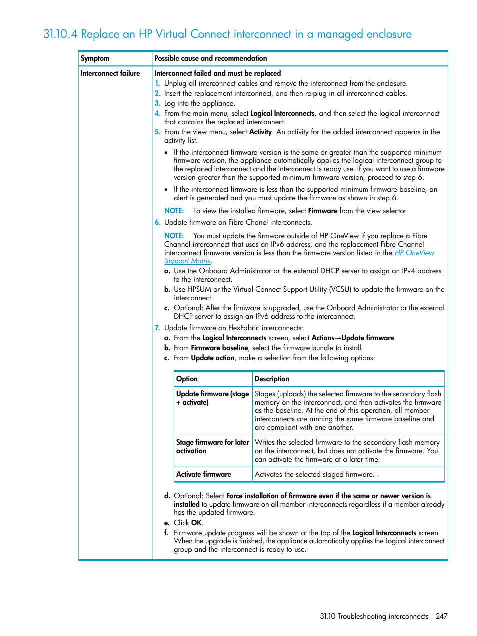 HP OneView User Manual | Page 247 / 344