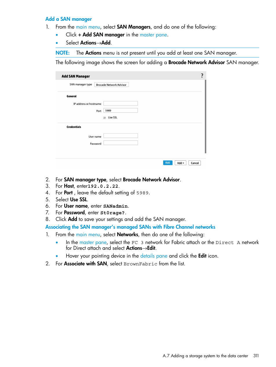 HP OneView User Manual | Page 311 / 344