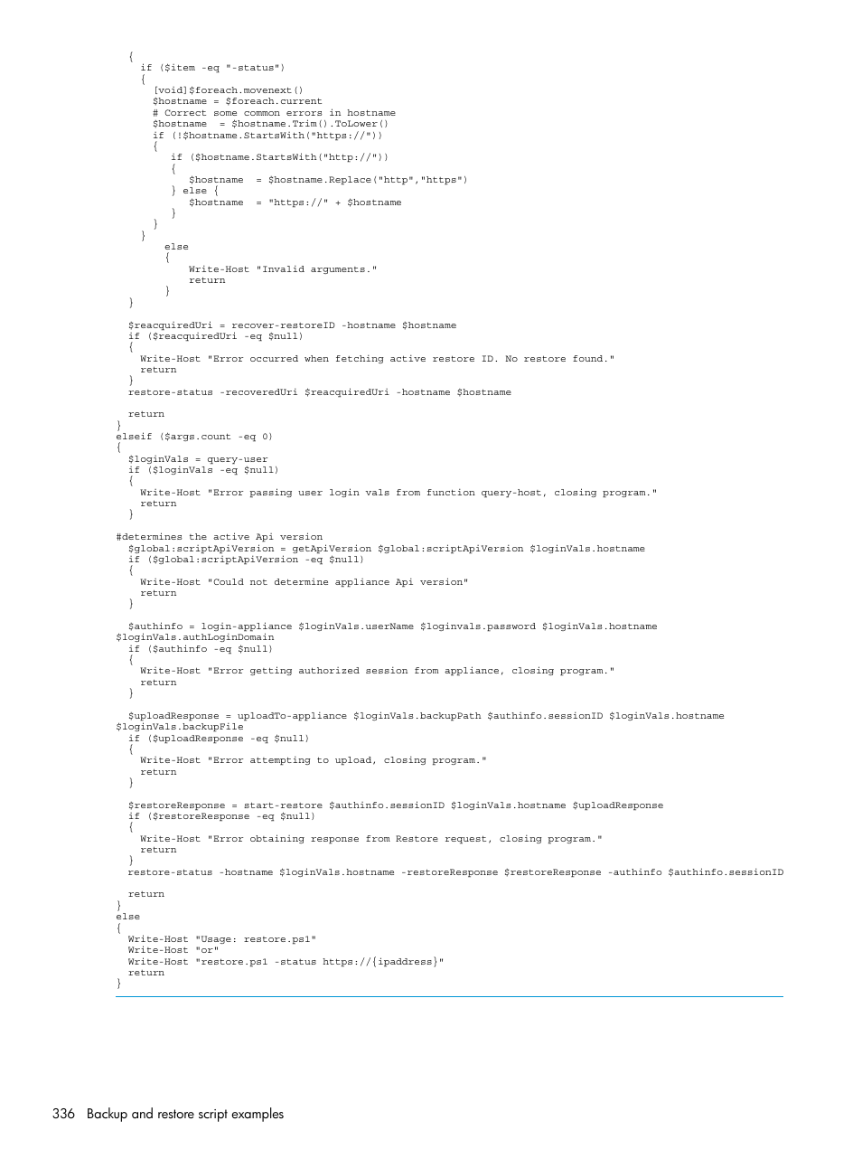 HP OneView User Manual | Page 336 / 344