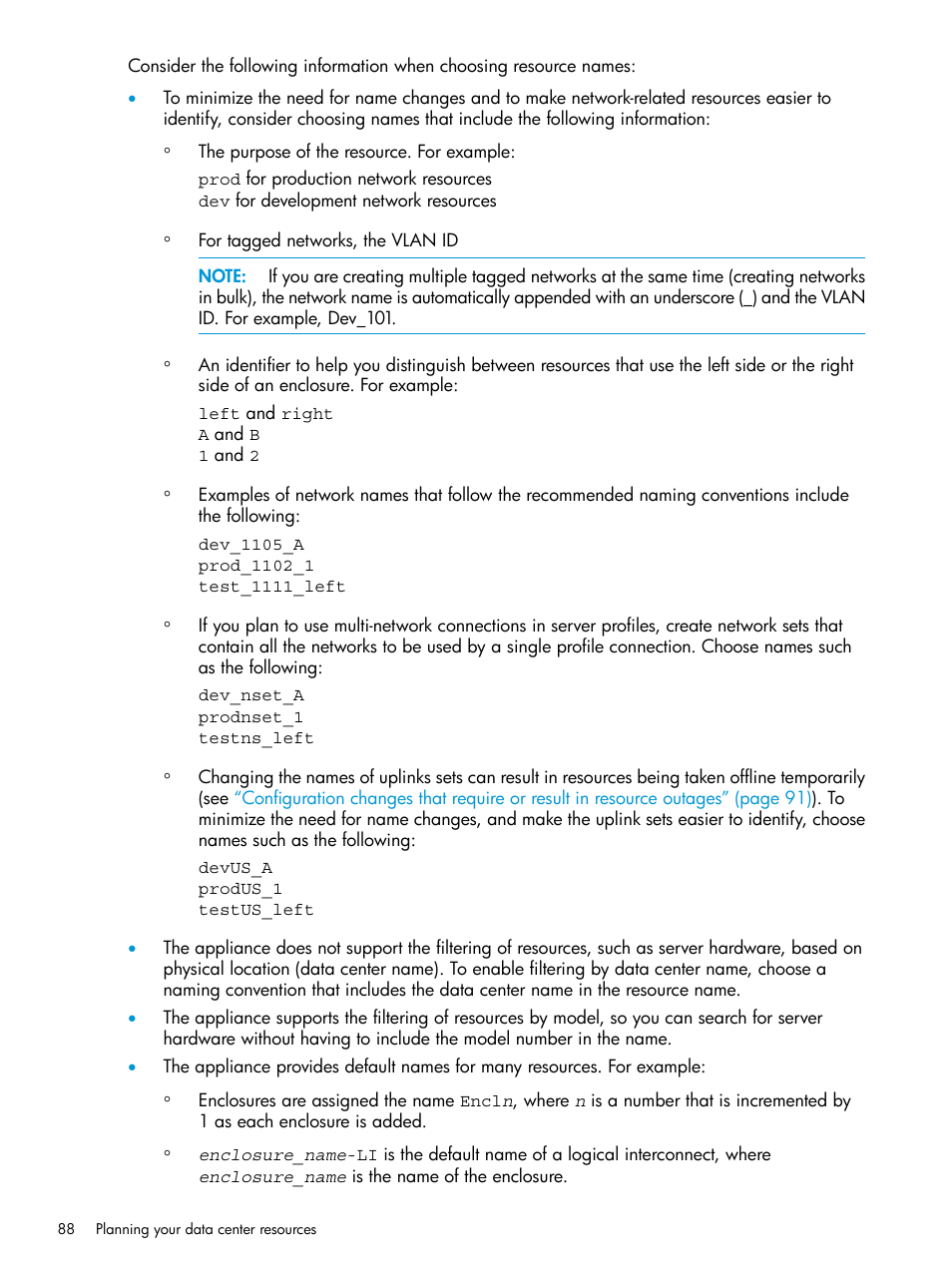 HP OneView User Manual | Page 88 / 344