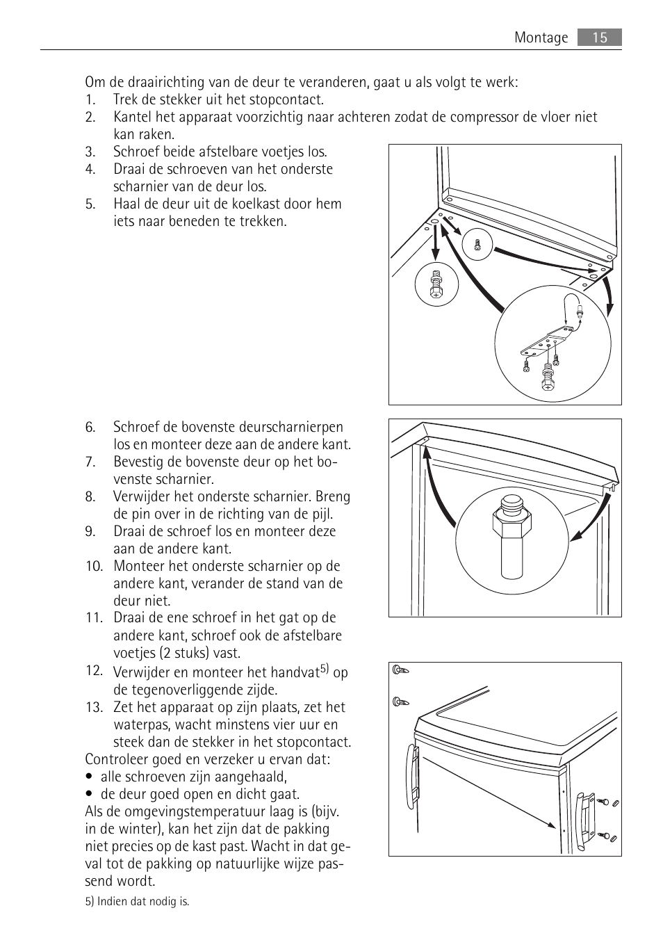 AEG A60120GS4 User Manual | Page 15 / 64