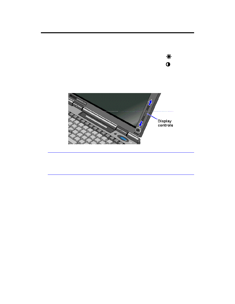 Adjusting the display | HP OmniBook 5700 Notebook PC User Manual | Page 8 / 69