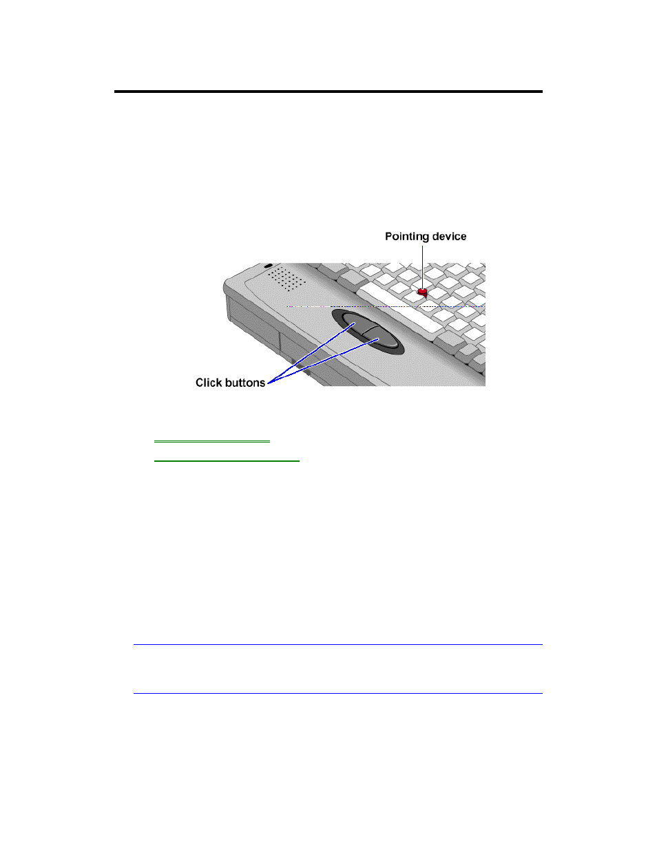 Using the pointing device | HP OmniBook 5700 Notebook PC User Manual | Page 9 / 69