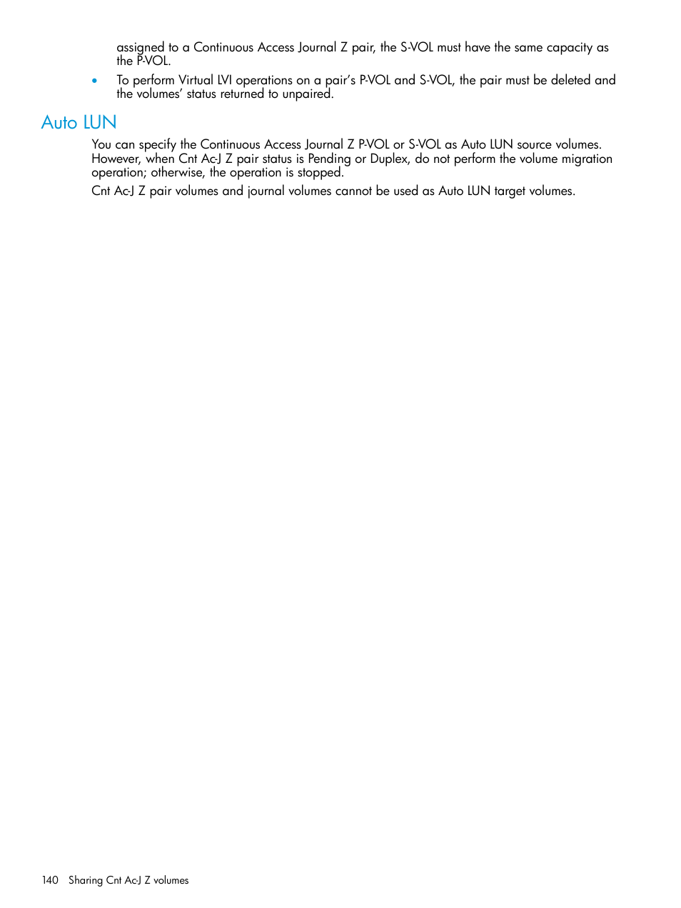 Auto lun | HP XP7 Storage User Manual | Page 140 / 208