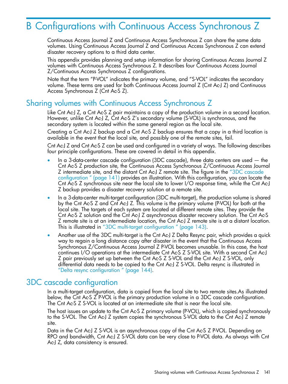 3dc cascade configuration | HP XP7 Storage User Manual | Page 141 / 208
