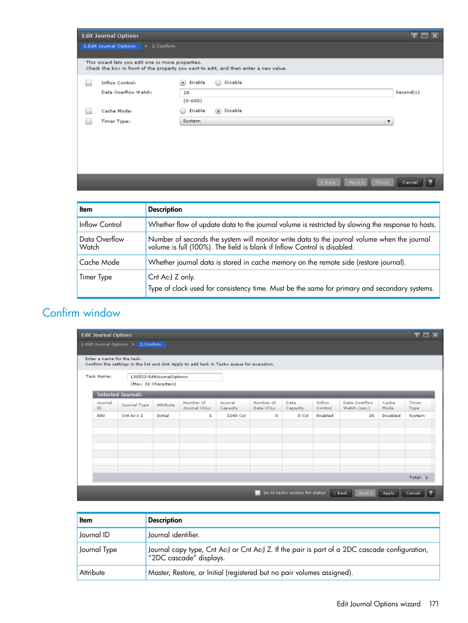 Confirm window | HP XP7 Storage User Manual | Page 171 / 208