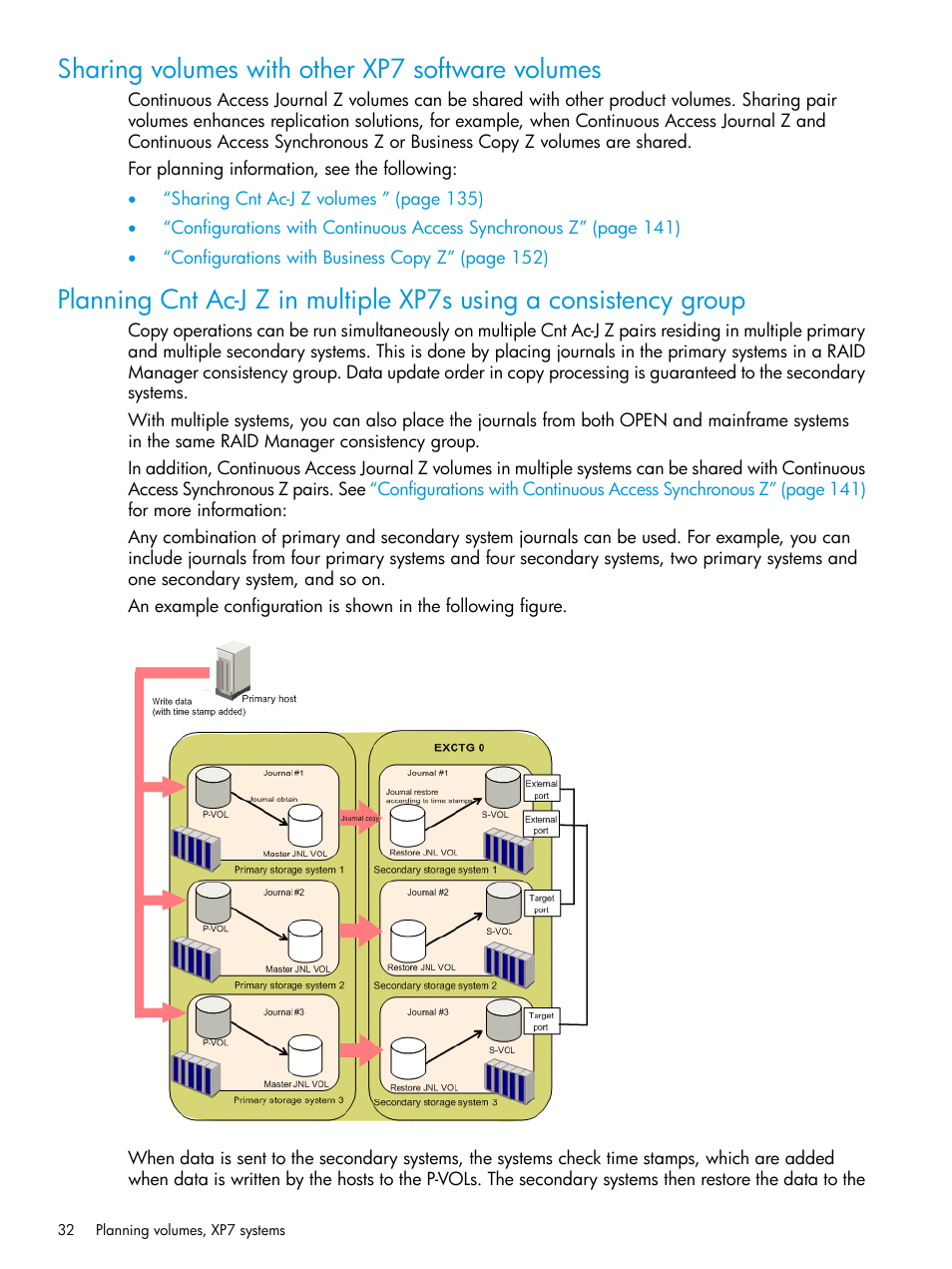 Sharing volumes with other xp7 software volumes | HP XP7 Storage User Manual | Page 32 / 208
