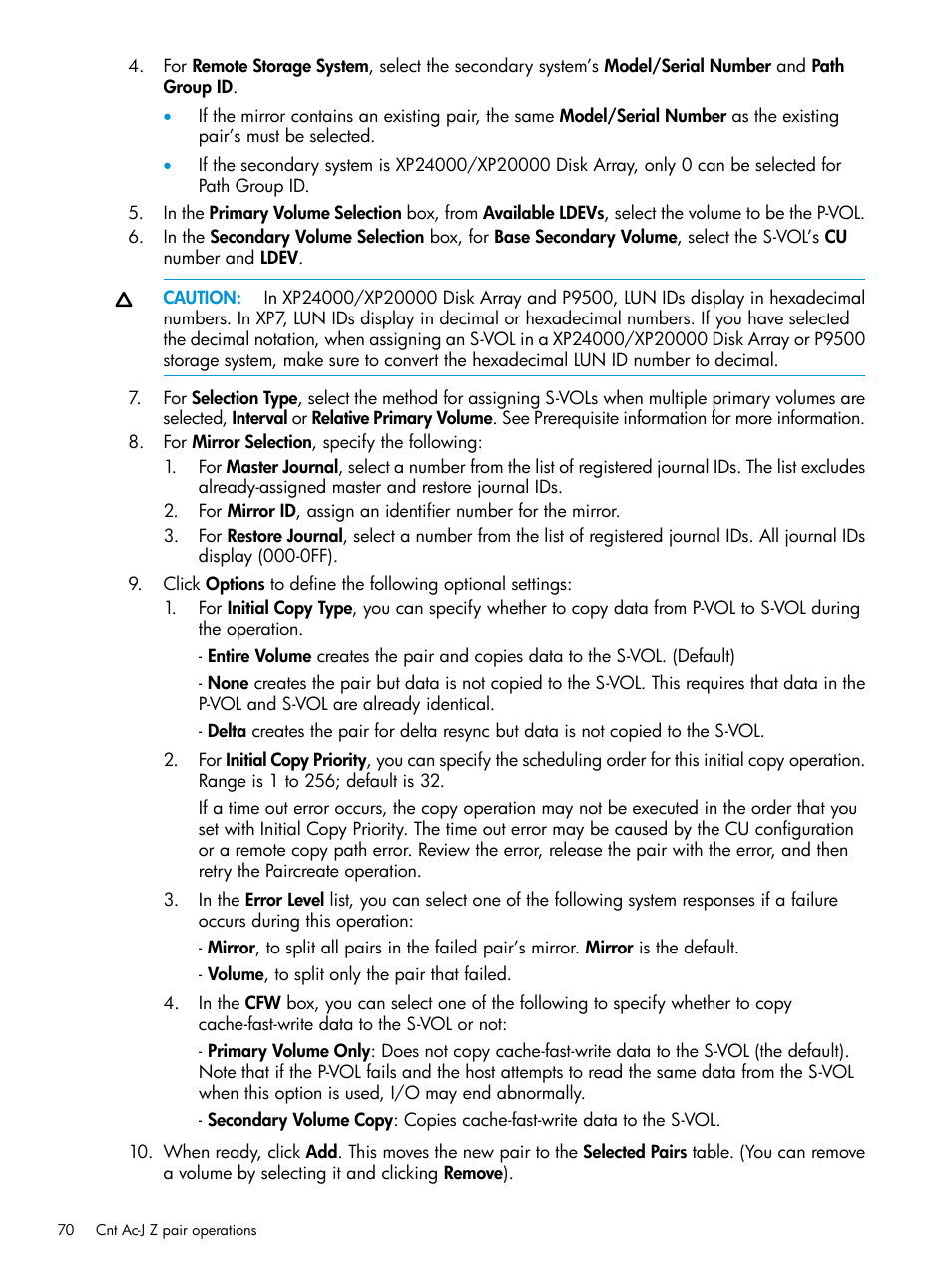 HP XP7 Storage User Manual | Page 70 / 208