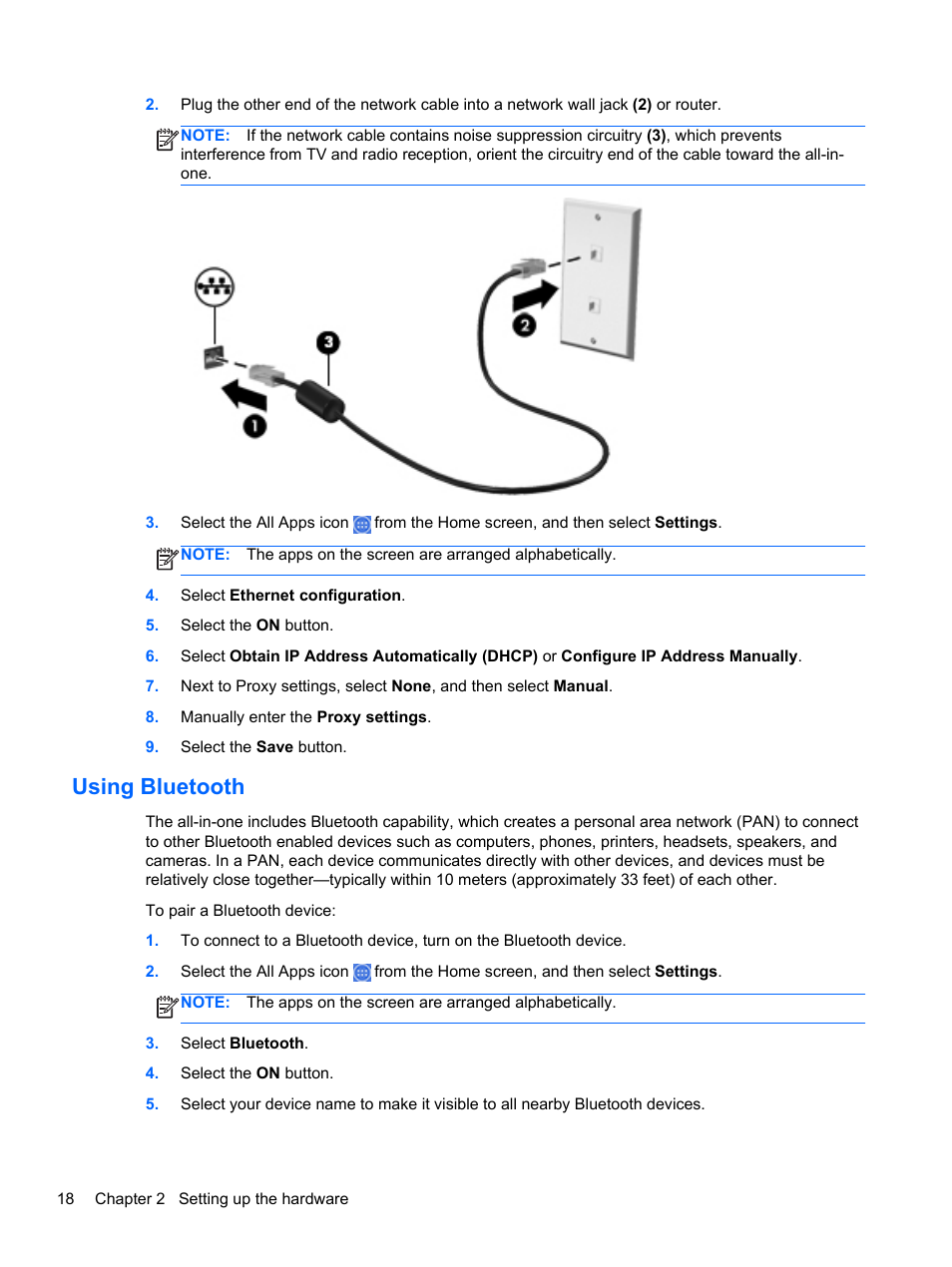 Using bluetooth | HP Slate 21 Pro-All-in-One-PC User Manual | Page 26 / 55