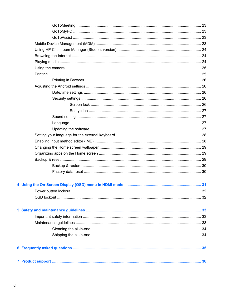 HP Slate 21 Pro-All-in-One-PC User Manual | Page 6 / 55