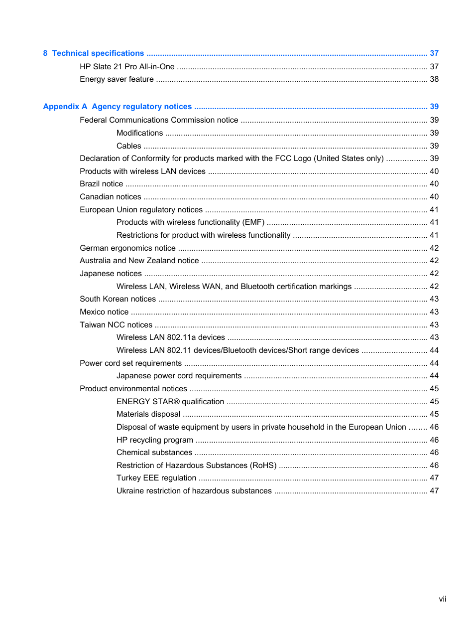 HP Slate 21 Pro-All-in-One-PC User Manual | Page 7 / 55