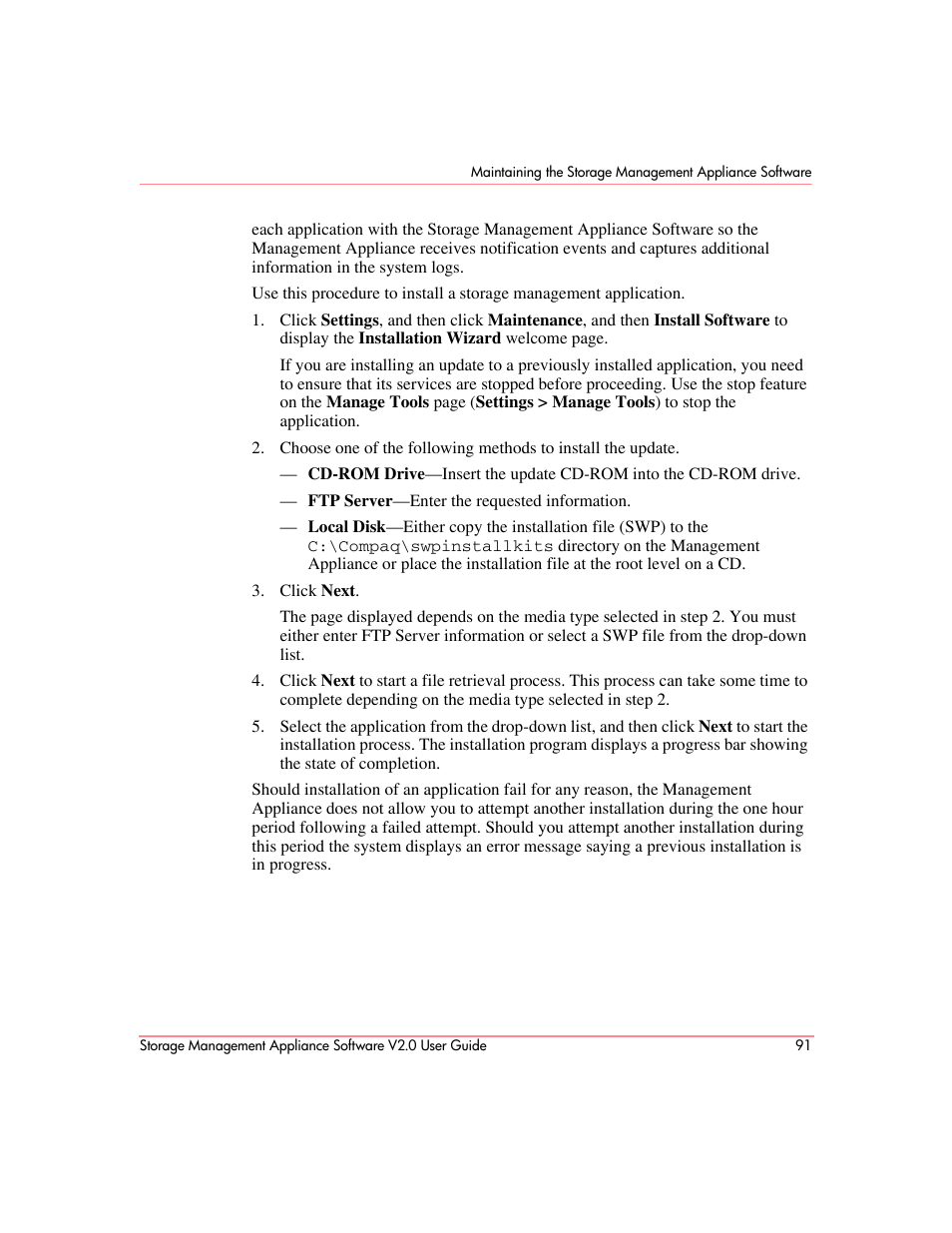 HP OpenView Storage Management Appliance and Software User Manual | Page 107 / 146