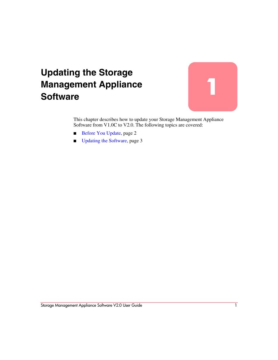 Updating the storage management appliance software | HP OpenView Storage Management Appliance and Software User Manual | Page 17 / 146