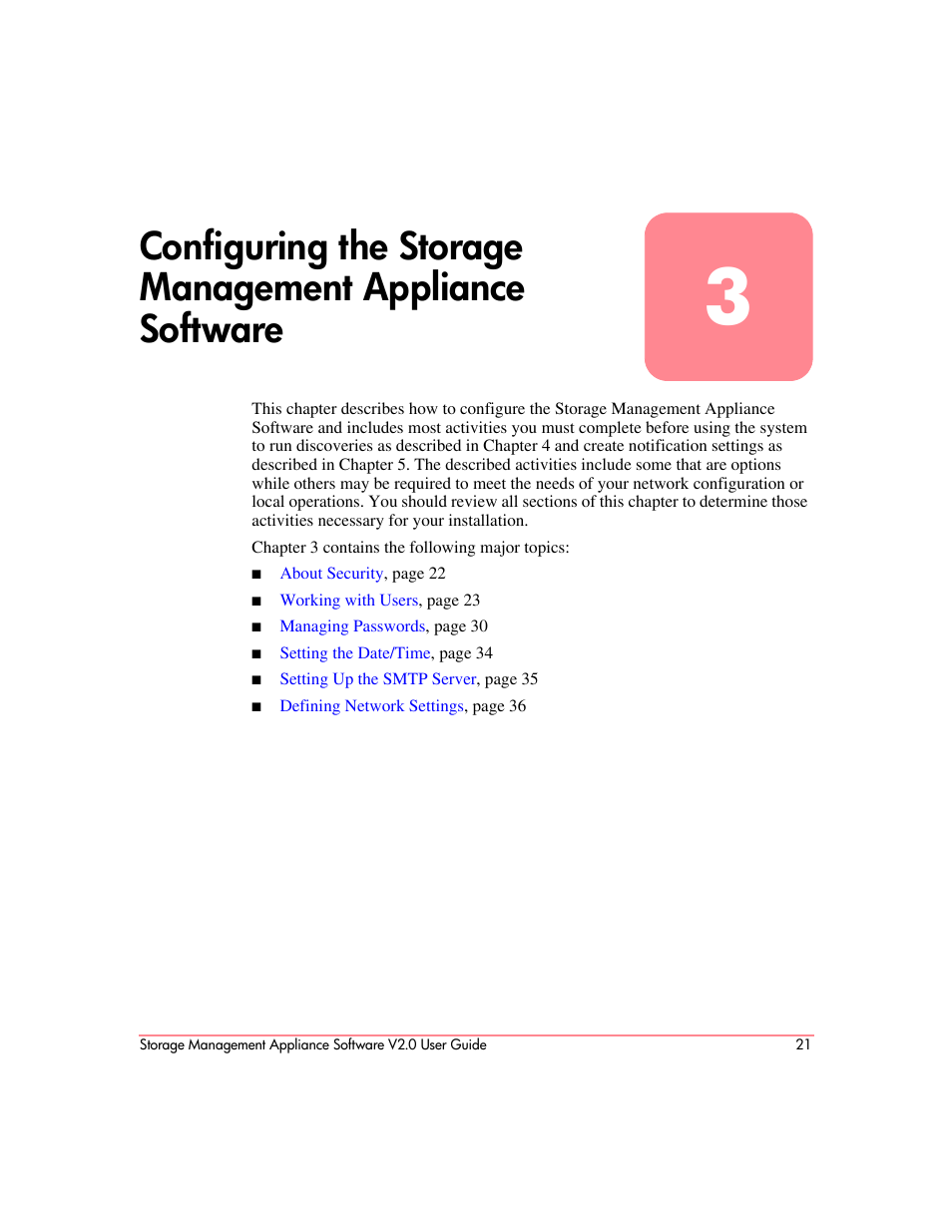 HP OpenView Storage Management Appliance and Software User Manual | Page 37 / 146