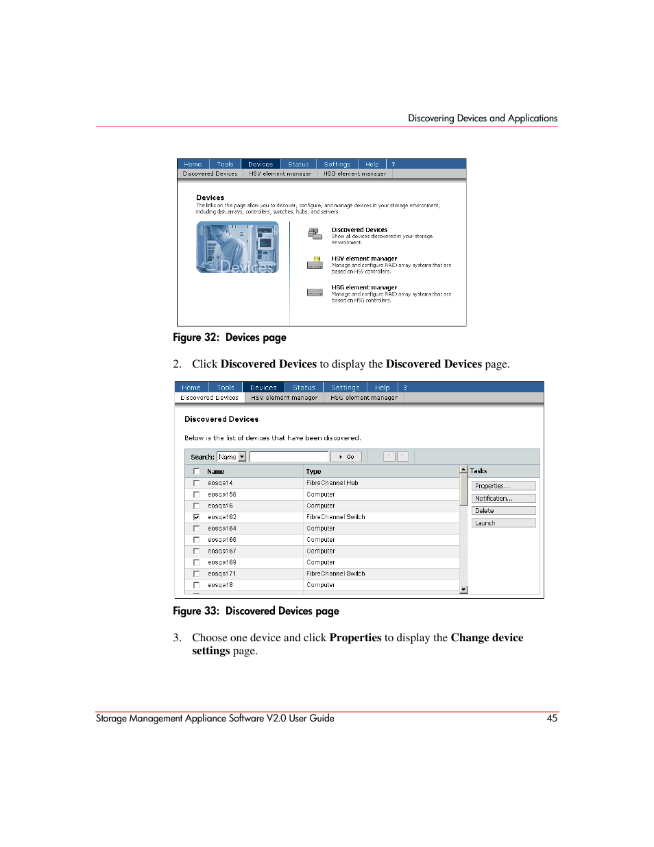 HP OpenView Storage Management Appliance and Software User Manual | Page 61 / 146