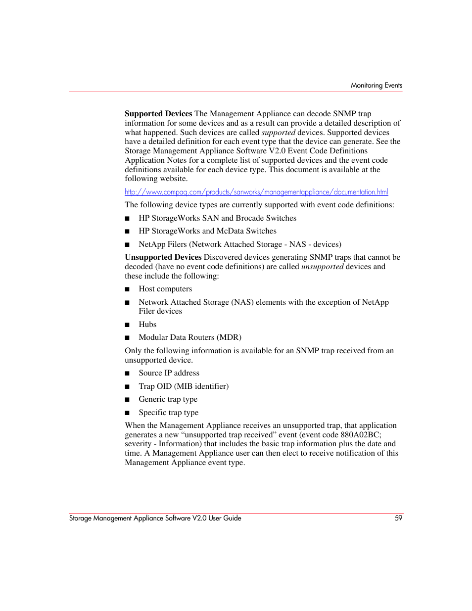 HP OpenView Storage Management Appliance and Software User Manual | Page 75 / 146