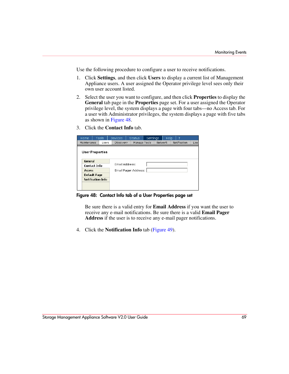 HP OpenView Storage Management Appliance and Software User Manual | Page 85 / 146